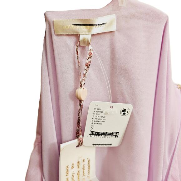 NWT Loveshackfancy Dasher Skirt Soft Iris Pink Ruffle Asymmetric $475 Sz 6 - Picture 5 of 11